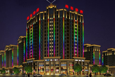 尚東華府小區(qū)樓體亮化